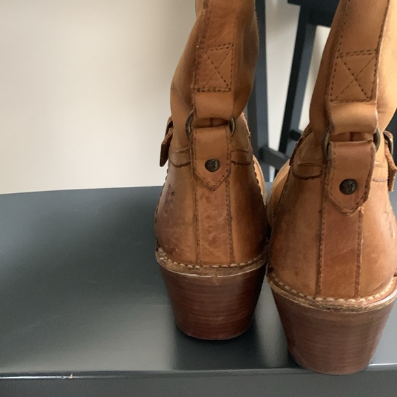 Frye Tan Heeled Boots - Picture 8 of 12